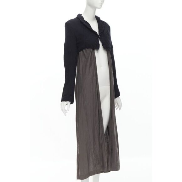 Comme Des Garcons shrunken wool duster coat - Picture 3 of 6